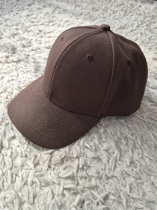 Accessories - Minimalist Chocolate Brown Blank Baseball Cap Hat